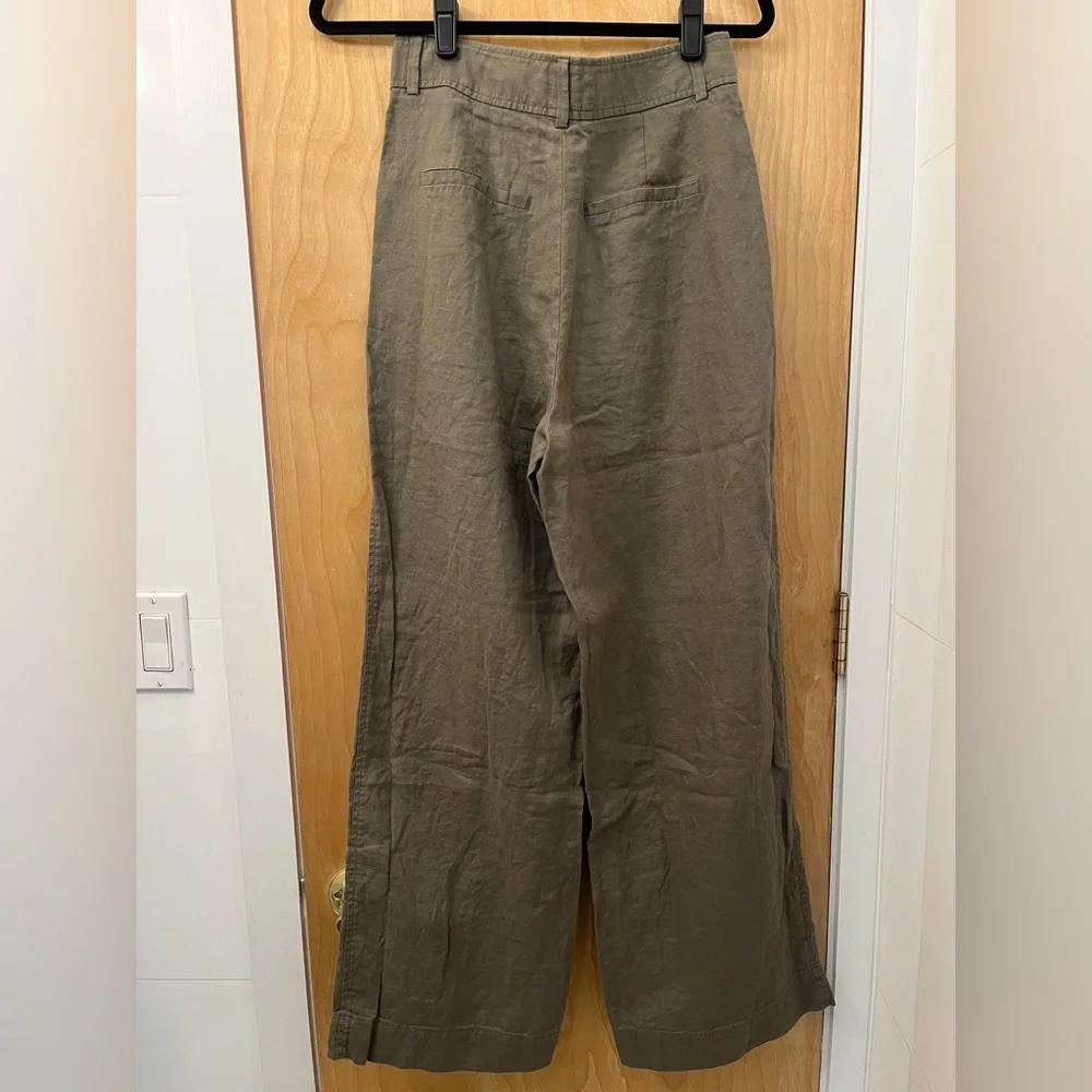 Everlane Linen Way High Drape Pant Size 4